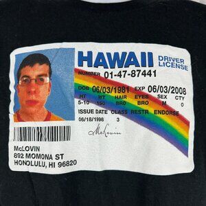 Superbad Men's Short Sleeved Crew Neck Graphic T-Shirt Size XL Black